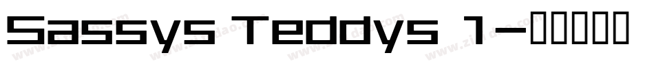 Sassys Teddys 1字体转换